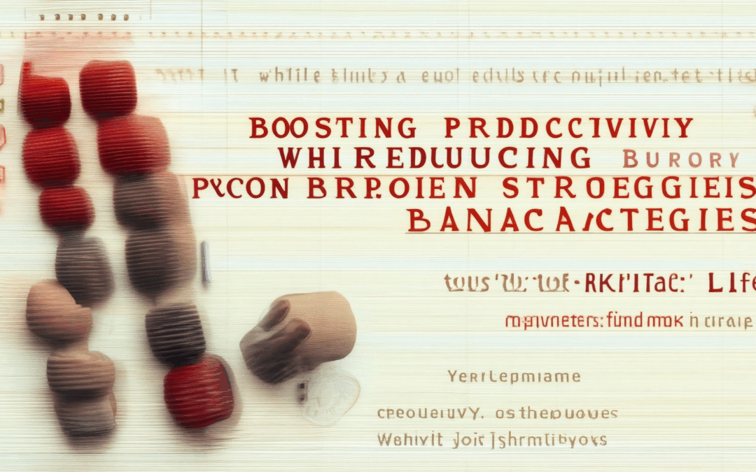 Boosting Productivity While Reducing Burnout: Proven Strategies for a Balanced Life