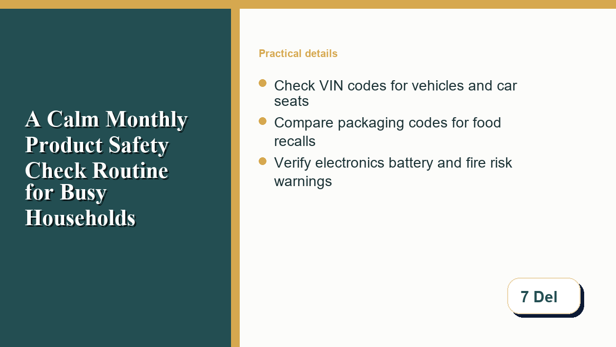 Support image 1: A monthly family routine checklist graphic featuring checkmarks next to household safety tasks